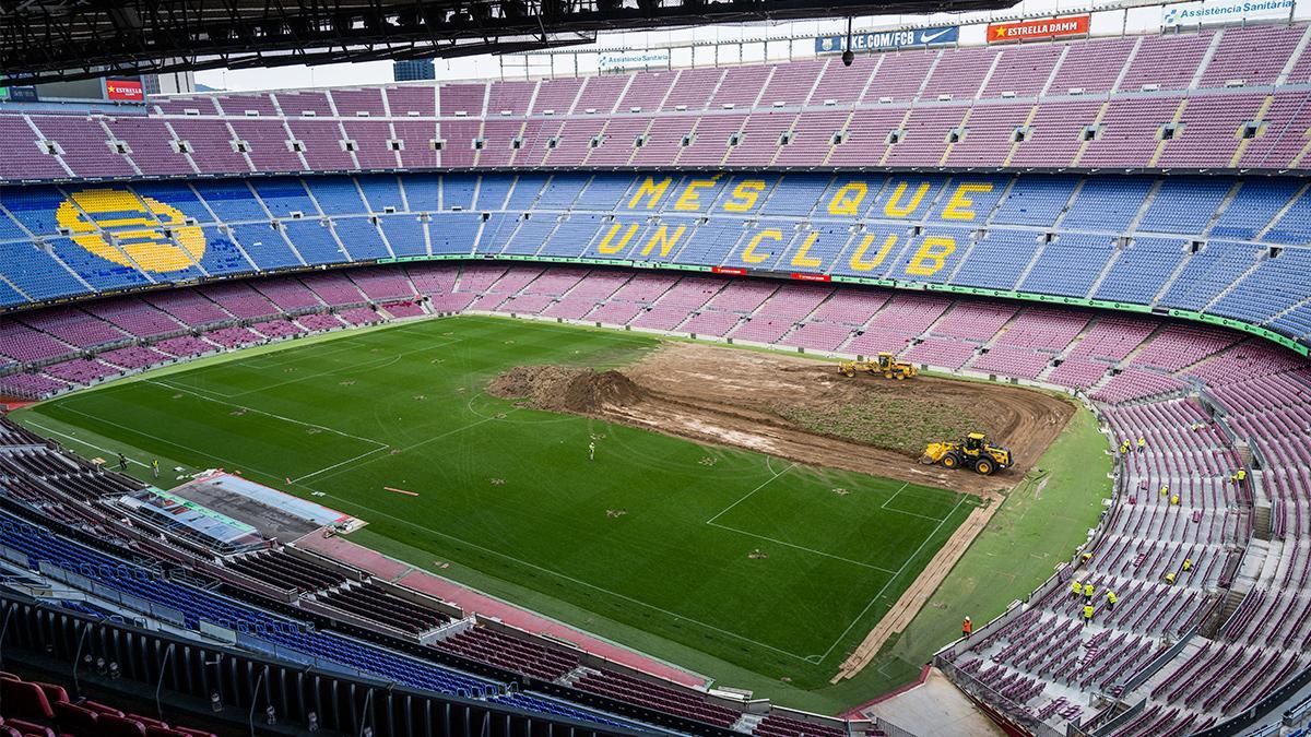 El Bar A Acelera Las Obras Del Camp Nou