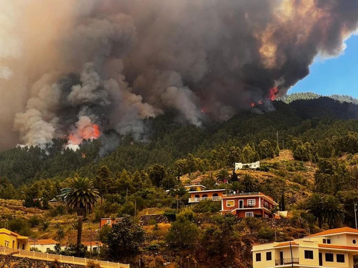 Fotos Las imágenes del incendio de La Palma