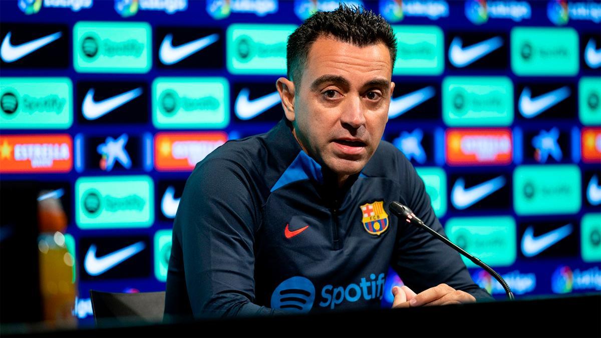 Osasuna FC Barcelona La Rueda De Prensa De Xavi En Directo