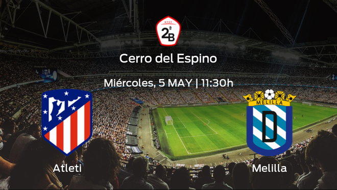 Previa del partido: el Atlético B recibe al Melilla Previa del partido: el Atlético B recibe al Melilla