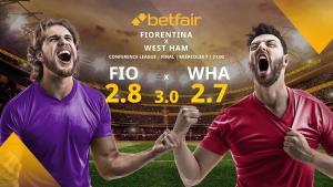 AFC Fiorentina vs. West Ham United FC: alineaciones, horario, TV, estadísticas y pronósticos Conference League