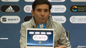 Marcelino, en rueda de prensa Marcelino, en rueda de prensa