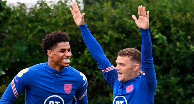 Trippier con la selección Trippier con la selección