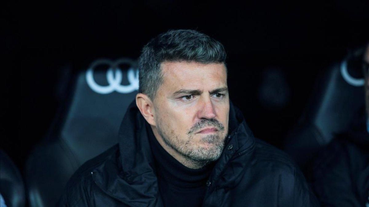 Òscar García, entrenador del Celta de Vigo Òscar García, entrenador del Celta de Vigo