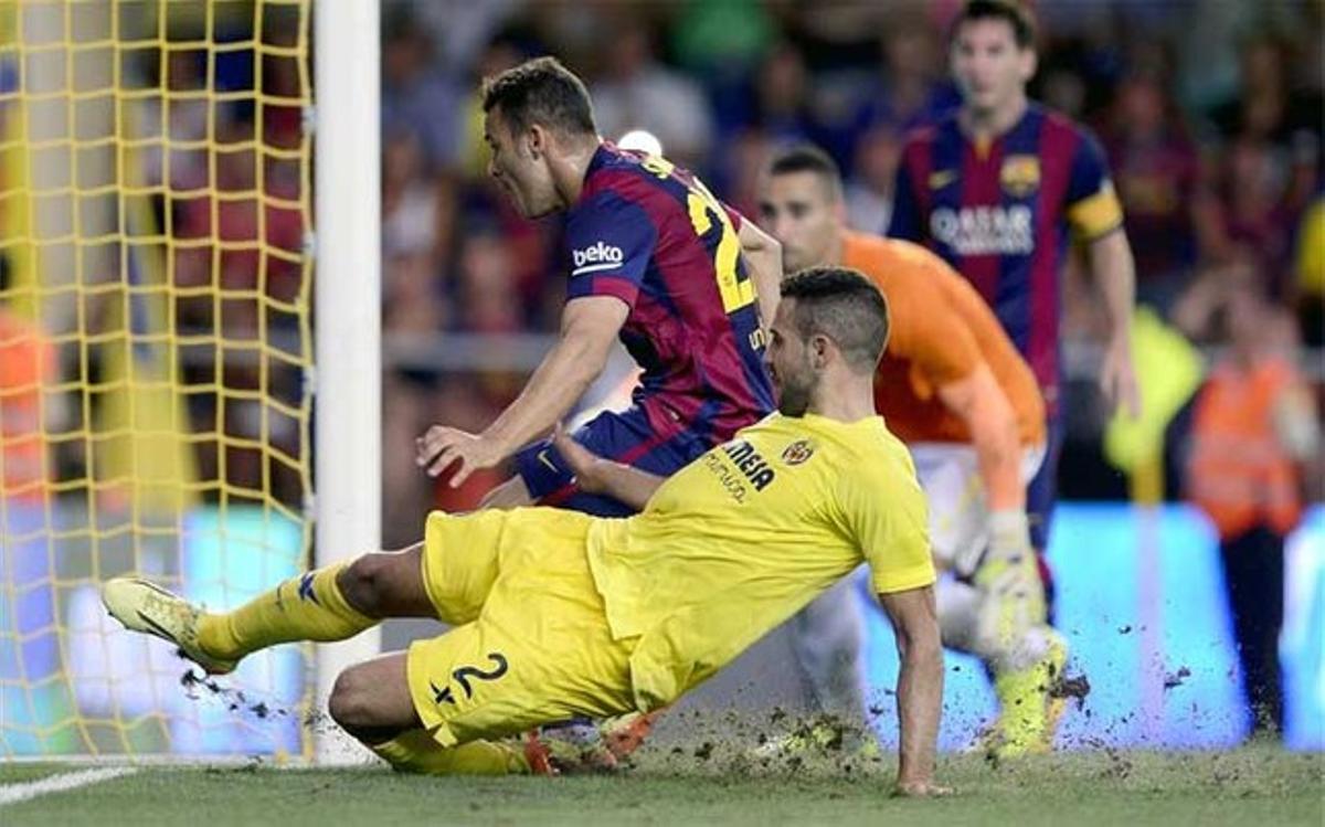 Sandro marcó de este modo el gol del Barça Sandro marcó de este modo el gol del Barça