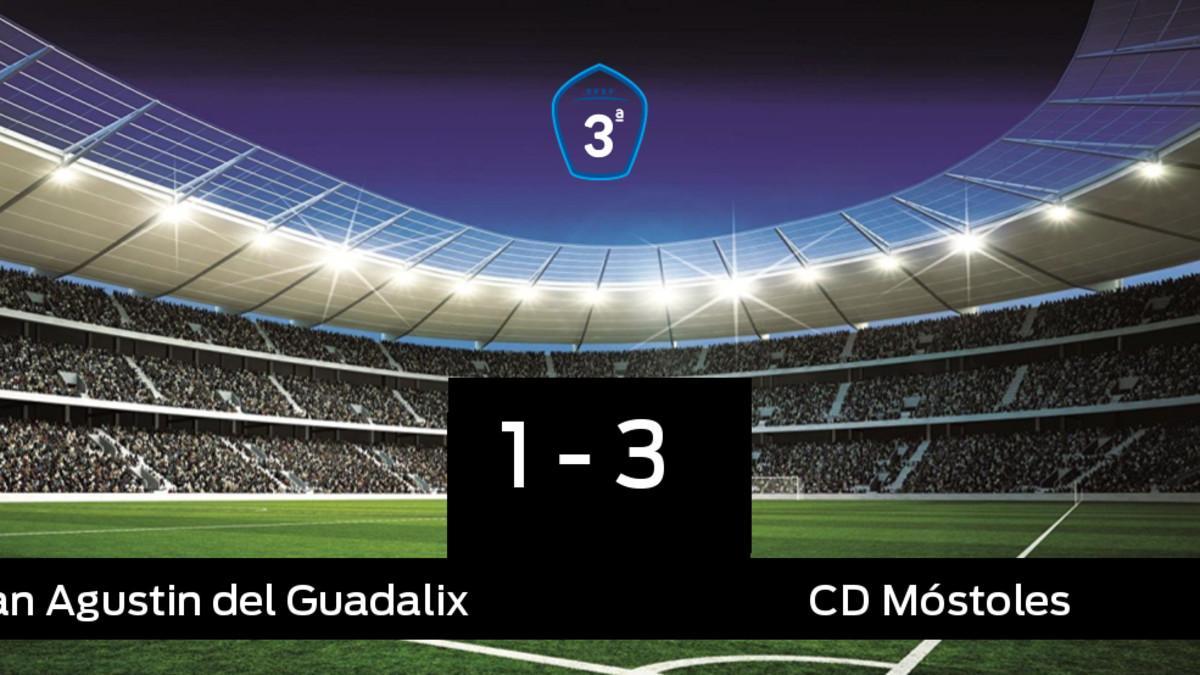 El Móstoles vence 1-3 frente al San Agustin del Guadalix