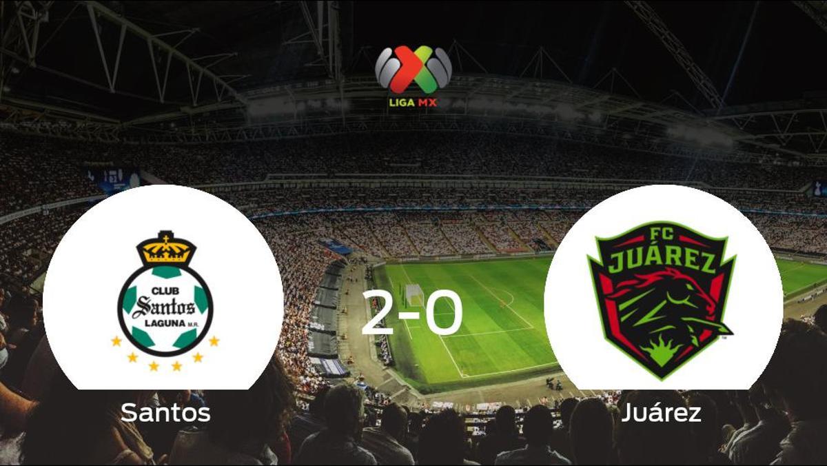 El Santos Laguna consigue la victoria en casa ante el FC Juárez (2-0)