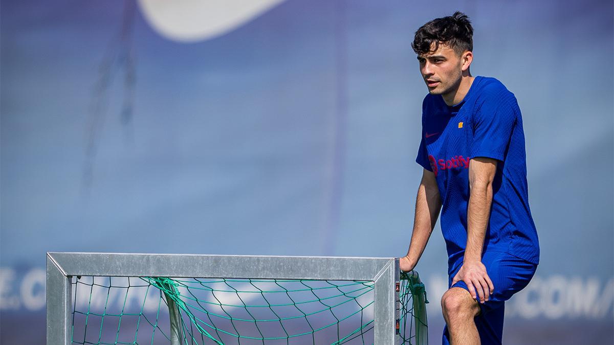 Dani Rodríguez y Pedri, novedades en el entrenamiento del Barça