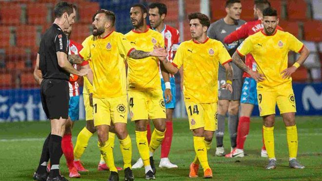 El Girona recibió un duro palo El Girona recibió un duro palo