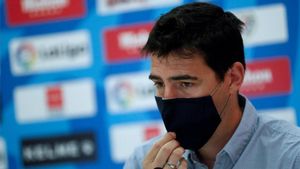 Andoni Iraola en rueda de prensa Andoni Iraola en rueda de prensa