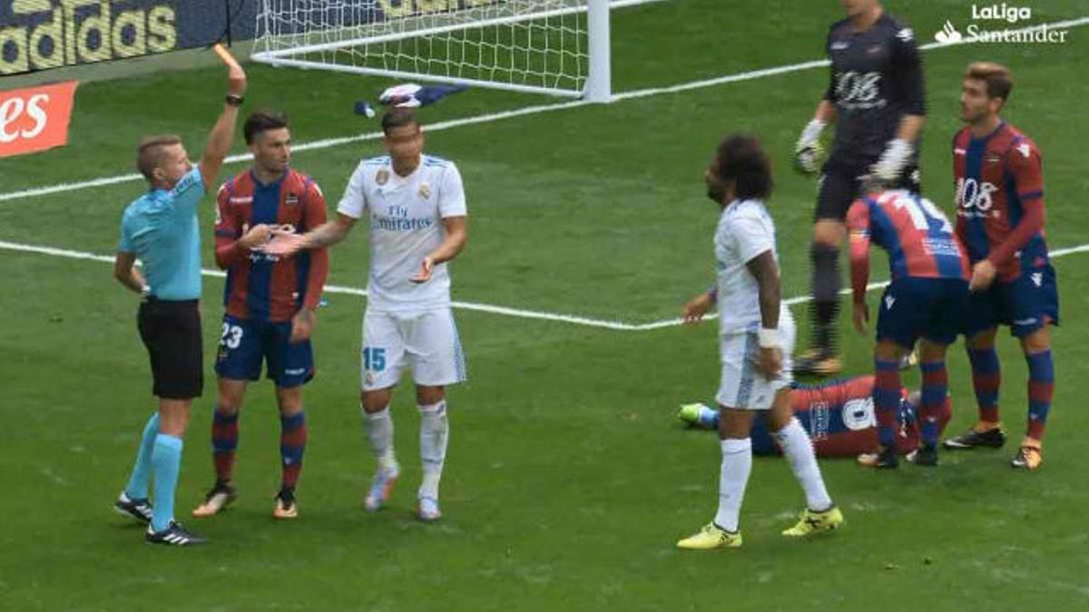 LALIGA | Real Madrid-Levante (1-1): La expulsión de Marcelo