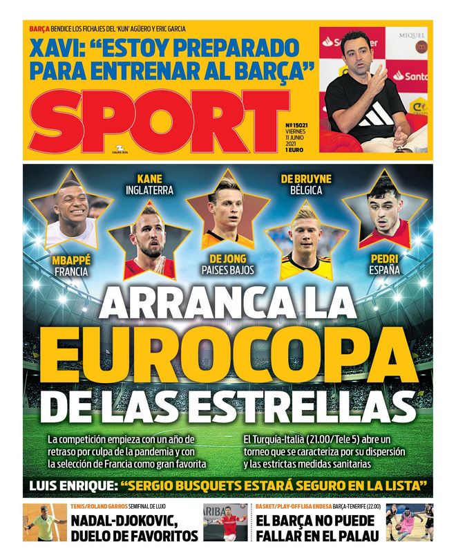Esta es la portada de SPORT Esta es la portada de SPORT