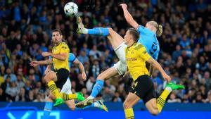 Manchester City - Dortmund : El gol de Haaland