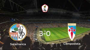 El Salamanca UDS se hace con los tres puntos tras golear al Compostela en casa (3-0) El Salamanca UDS se hace con los tres puntos tras golear al Compostela en casa (3-0)