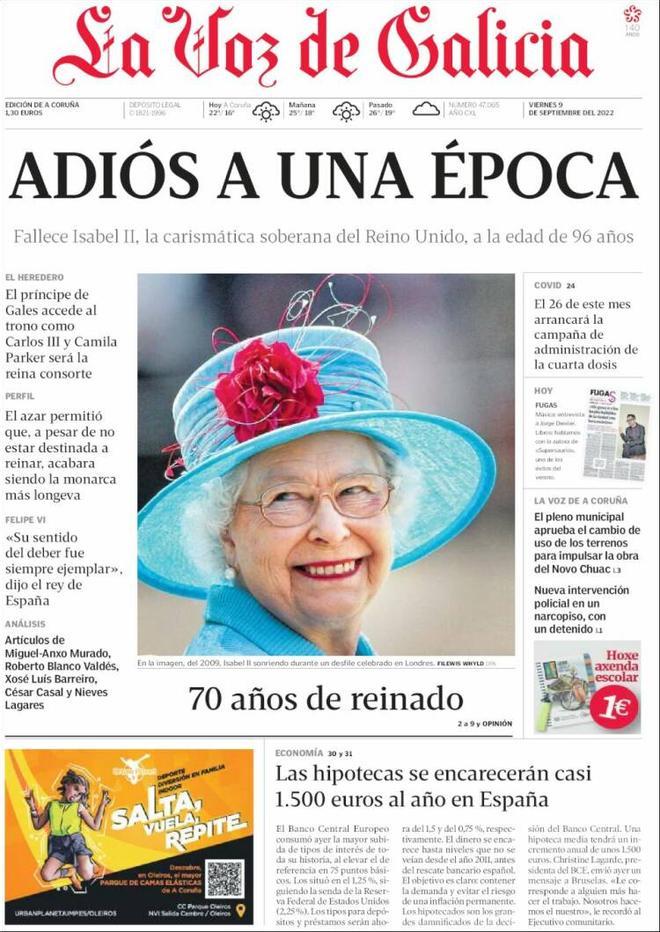 Fotos Reacciones Y Portadas De Los Periódicos A La Muerte De La Reina