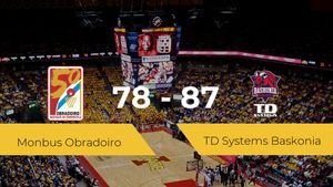 El TD Systems Baskonia consigue ganar al Monbus Obradoiro (78-87) El TD Systems Baskonia consigue ganar al Monbus Obradoiro (78-87)