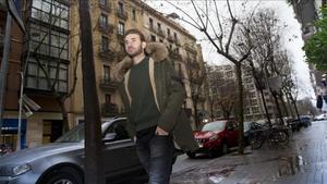 Samper, paseando por Barcelona