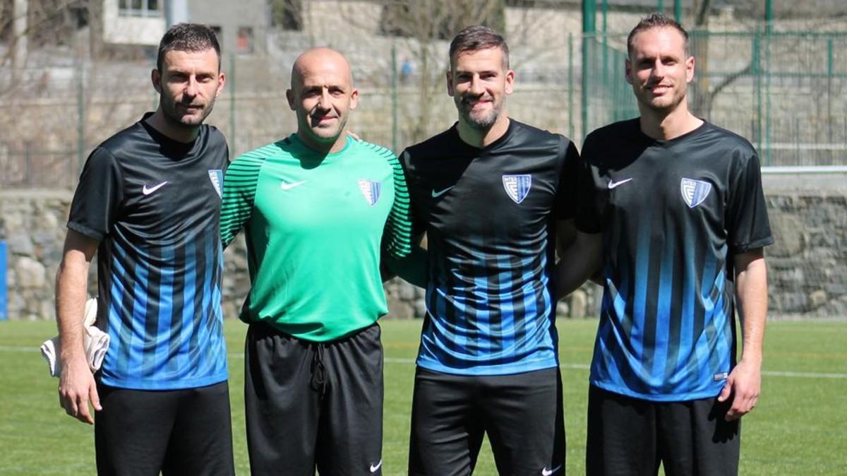 El Inter de Escaldes cuenta con cuatro veteranos con la misma ilusión de un juvenil