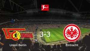 El Union Berlín y el Eintracht Frankfurt se reparten los puntos y empatan 3-3 El Union Berlín y el Eintracht Frankfurt se reparten los puntos y empatan 3-3
