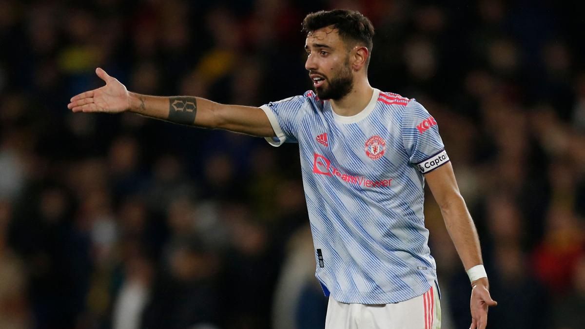 Bruno Fernandes, jugador del Manchester United Bruno Fernandes, jugador del Manchester United