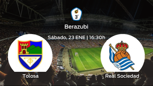 Previa del partido: el Tolosa CF recibe a la Real Sociedad C Previa del partido: el Tolosa CF recibe a la Real Sociedad C