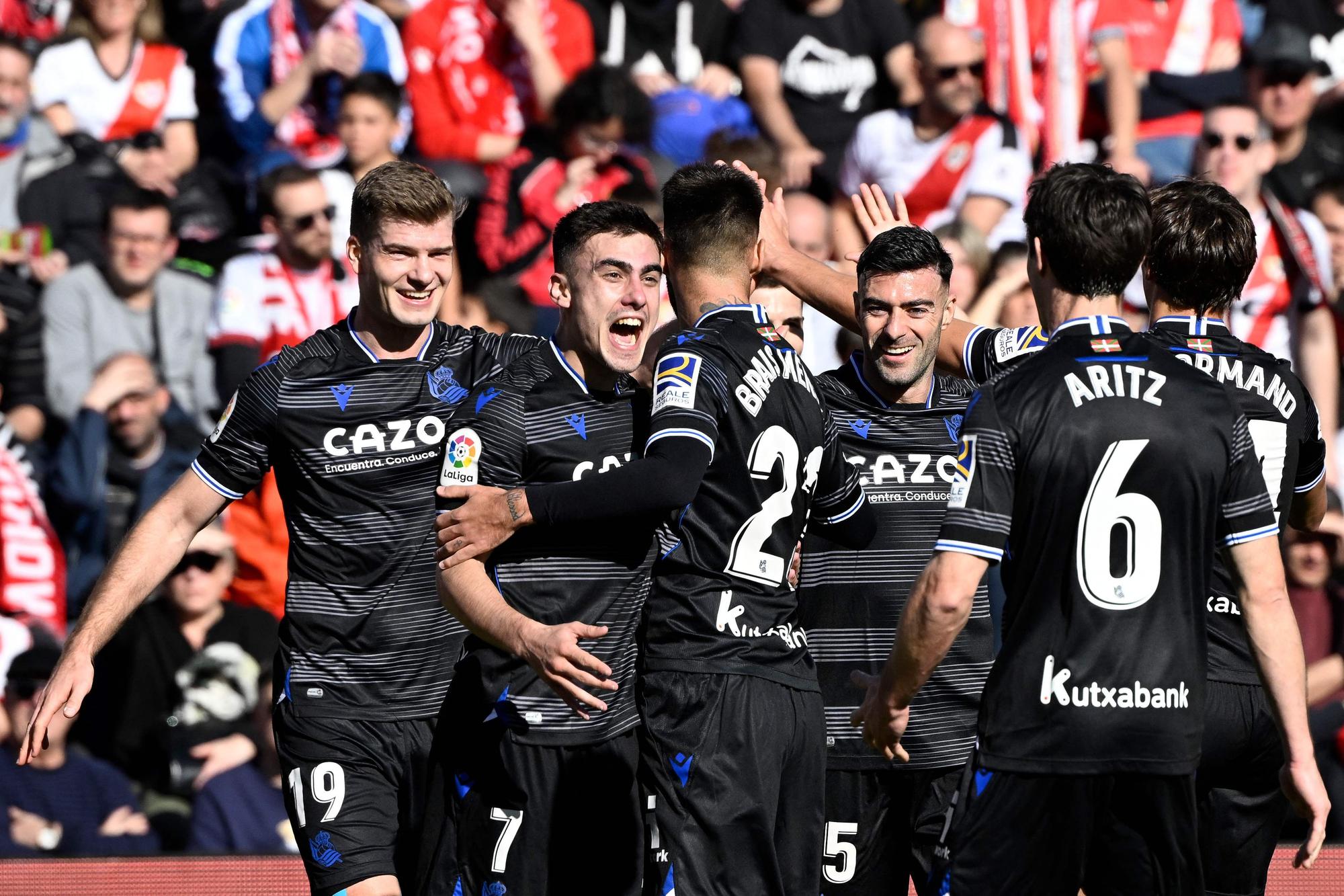 Goles real sociedad rayo vallecano