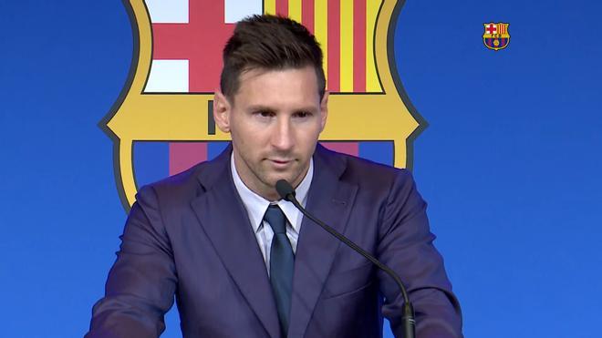 El discurso de Messi en su despedida de Barcelona