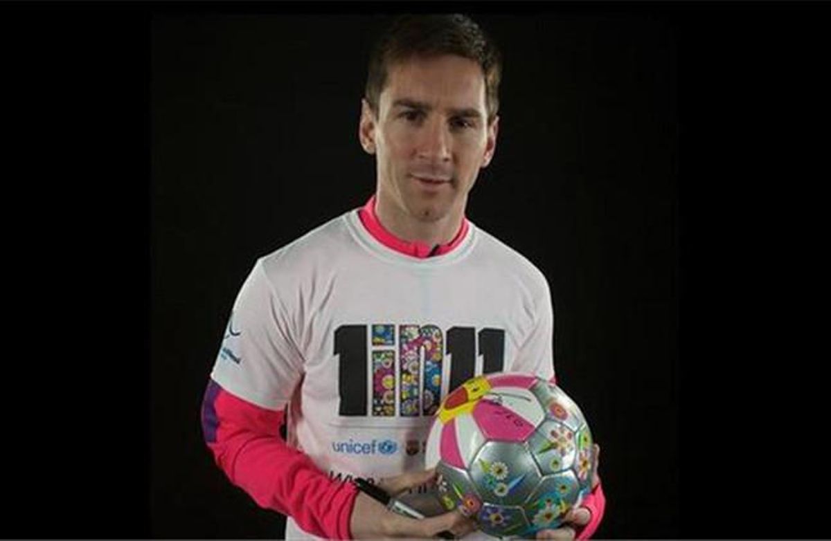 Leo Messi participa en la Fundació FC Barcelona a través de su propia fundación Leo Messi participa en la Fundació FC Barcelona a través de su propia fundación
