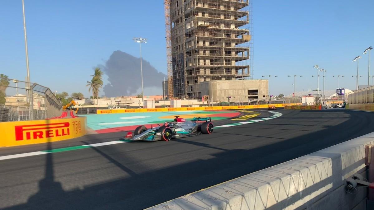 Nuevo ataque con misiles en Jeddah, en pleno gran premio de Fórmula 1