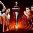 El cartel de la final de la Europa League en Budapest entre Sevilla y Roma