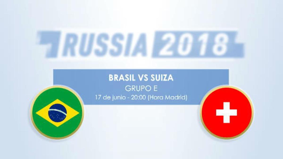 Cara a cara: Brasil vs Suiza