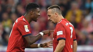Ribery y Alaba compartieron la banda izquierda del Bayern durante casi una década Ribery y Alaba compartieron la banda izquierda del Bayern durante casi una década