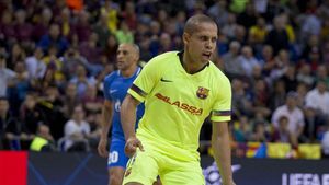 Ferrao en un partido con el Barça Lassa Ferrao en un partido con el Barça Lassa