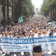 Manifestación contra la privatización de la sanidad andaluza en Málaga