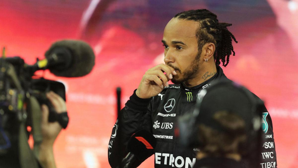 Hamilton acabó muy tocado en Abu Dhabi