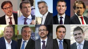 Precandidatos a la presidencia del Barça 2021caras Precandidatos a la presidencia del Barça 2021caras