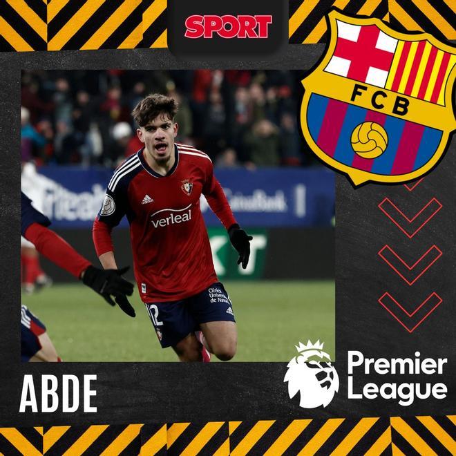 Abde, tras su gran temporada con Osasuna, ha despertado el interés de varios equipos de la Premier League.
