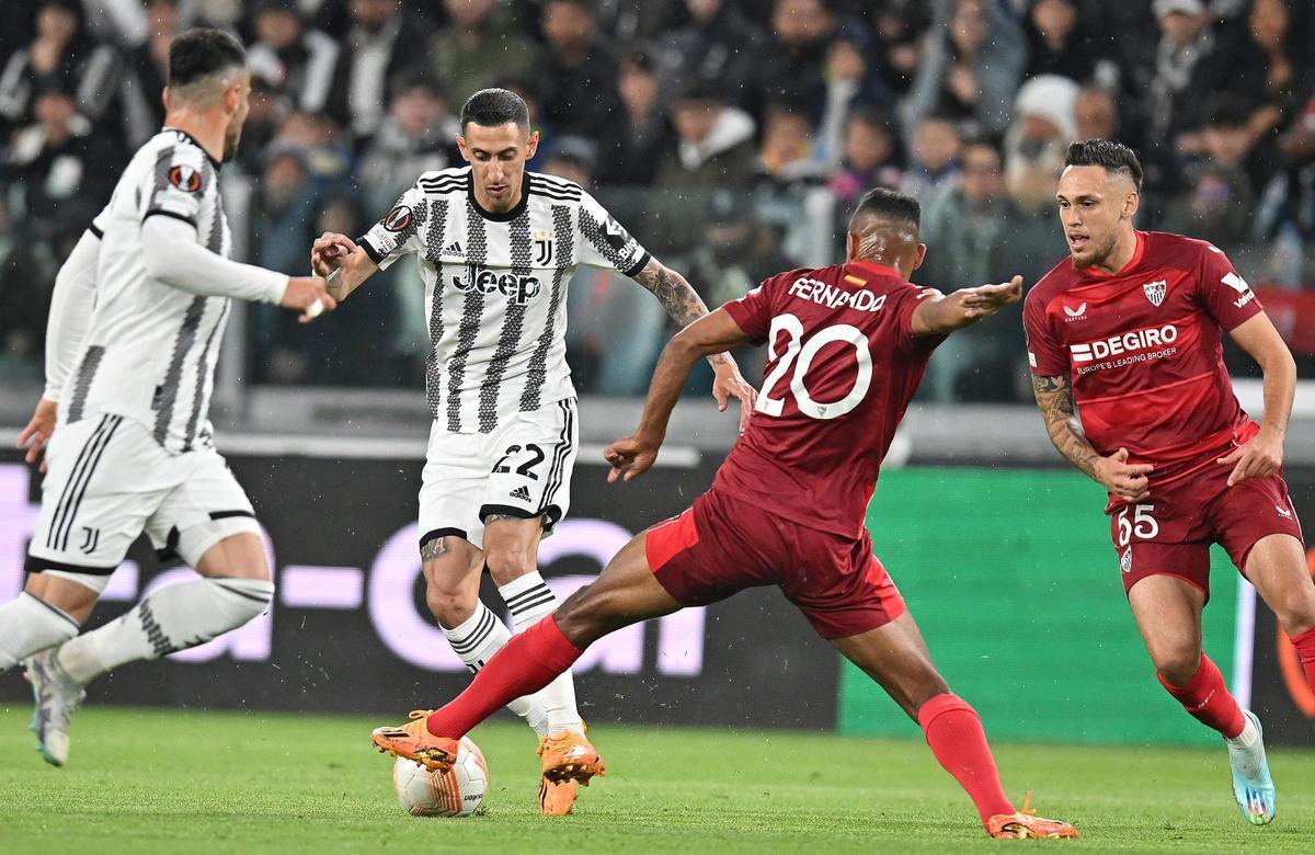 Resumen, goles y Highlights del Juventus 1 - 1 Sevilla de la ida de semifinales de la Europa League