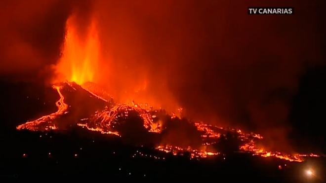 Erupción en La Palma: primeros detalles de cómo está brotando la lava
