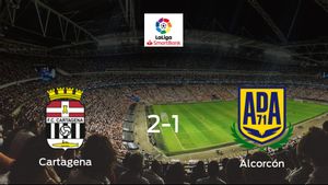 El Cartagena suma tres puntos después de ganar 2-1 al Alcorcón El Cartagena suma tres puntos después de ganar 2-1 al Alcorcón