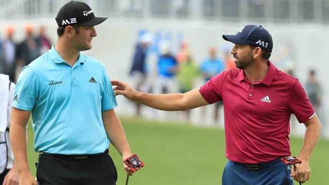 Rahm, Sergio García y Cabrera-Bello, compartirán juego en el US Open Rahm, Sergio García y Cabrera-Bello, compartirán juego en el US Open
