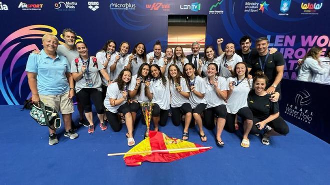 España, campeona júnior del Europeo de waterpolo femenino