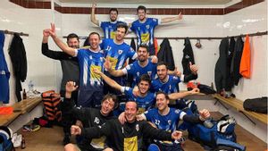 El CP Taradell celebró la victoria con gran alegría El CP Taradell celebró la victoria con gran alegría