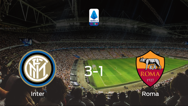 Tres puntos para el equipo local: Inter 3-1 AS Roma Tres puntos para el equipo local: Inter 3-1 AS Roma