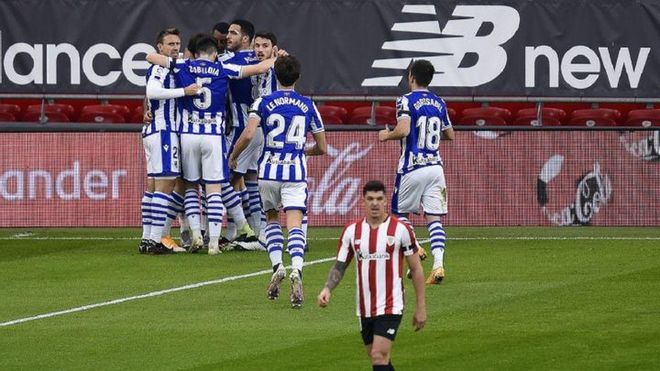 El último partido de la Real Sociedad los coronó como campeones de la Copa del Rey El último partido de la Real Sociedad los coronó como campeones de la Copa del Rey