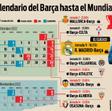 El calendario del Barça hasta el Mundial