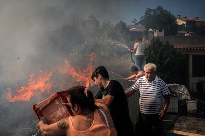 Al menos 22 heridos por los incendios en Portugal
