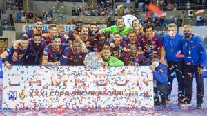El Barça ganó la pasada Copa Asobal en Santander