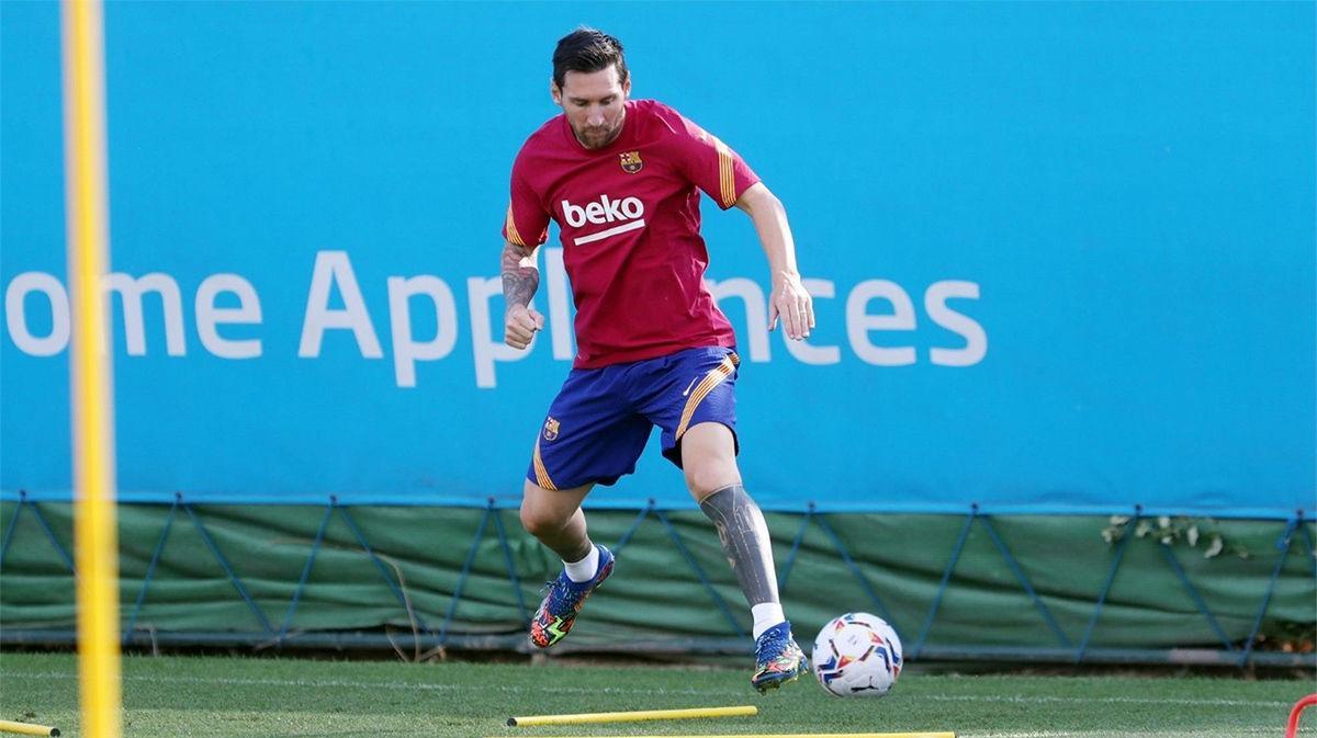La imagen que el barcelonismo quería ver: Messi, de nuevo, con la camiseta del Barça