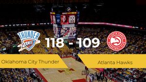 Victoria de Oklahoma City Thunder ante Atlanta Hawks por 118-109 Victoria de Oklahoma City Thunder ante Atlanta Hawks por 118-109
